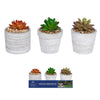 Alpine Polyresin Assorted 6 in. H Mini Flowerpots Outdoor Decoration (Pack of 9)