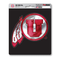 University of Utah 3D Decal Sticker