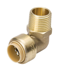 ProLine Push MPT Brass Elbow