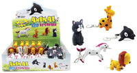 Diamond Visions Animal LED Keychain Plastic (Pack of 24)