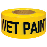 IPG 300 ft. L X 2 in. W PVC Caution Wet Paint Barricade Tape Black/Yellow