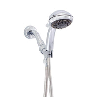 Whedon Champagne Massage Brushed Nickel Plastic 5 settings Handheld Showerhead 2.5 gpm