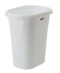 Rubbermaid 3 gal. White Open Top Wastebasket (Pack of 8)