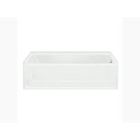 Sterling All Pro 15 in. H X 30 in. W X 60 in. L White Bathtub