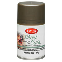 Krylon Short Cuts High-Gloss Antique Bronze Spray Paint 3 oz. (Pack of 6)