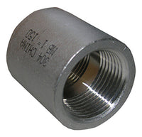 Stainless Steel Pipe Coupling, 3/4-In.