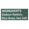 Eden Foods Pickled Daikon Radish - 2 Whole Pieces - 3.5 oz