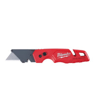 Milwaukee Fastback 7-1/4 in. Press and Flip Folding Utility Knife Red 1 pc