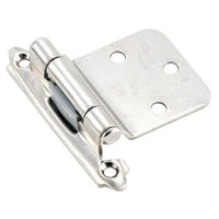 Amerock 2 in. W X 2-3/4 in. L Polished Chrome Steel Variable Hinge 2 pk