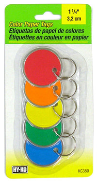 5PK Paper Tags/Ring (Pack of 5)