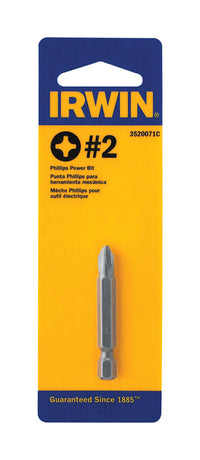 Irwin  Phillips  Screwdriver Bit  Steel  1 pc.