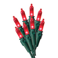 Christmas Light Set, Mini, Red, 50-Ct.