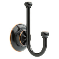 Porter Collection Double Robe Hook, Oil-Rubbed Bronze