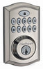 Kwikset SmartKey Satin Nickel Metal Electronic Deadbolt