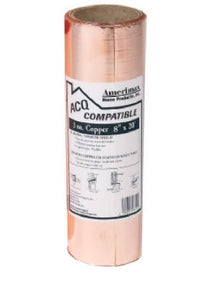 Amerimax 8 in.   W X 20 ft. L Copper Flashing Copper