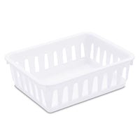 Sterilite 6.375 in. L X 5 in. W X 2.125 in. H White Storage Tray