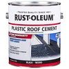 Rust-Oleum Black Asphalt Wet/Dry Surface Roof Cement 1 gal (Pack of 2)