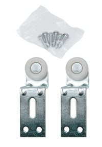 Prime-Line  1 in. Dia. x 1/4 in. L Mill  Plastic  Roller Assembly  2 pk