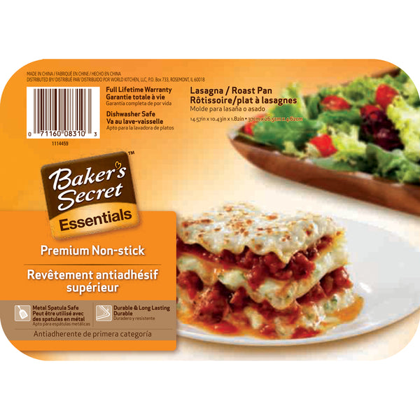 Bakers Secret 1114459 Baker's Secret® Lasagna Roast Pan