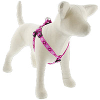 Step-In Dog Harness, Non-Restrictive, Puppy Love, 3/4 x 20 to 30-In.