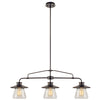 Globe Electric  Oil Rubbed Bronze  Brown  3 lights Pendant Light