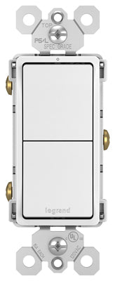 Radiant 2 Single-Pole Switch, 15A, White