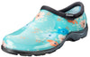 Sloggers 5120ffntq10 Size 10 Women'S Turquoise Floral Fun Print Rain & Garden Shoe