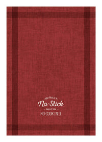 Hallmark My Pan Is A Non-Stick Pan Tea Towel Cotton 1 pk (Pack of 2)