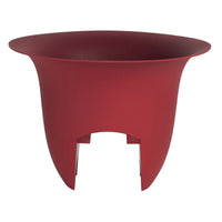 Bloem 14 in. H X 26 in. W X 8.8 in. D Resin Modica Planter Burnt Red