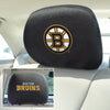 NHL - Boston Bruins Embroidered Head Rest Cover Set - 2 Pieces