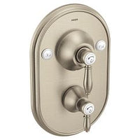 Brushed nickel Posi-Temp(R) with diverter tub/shower valve only