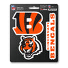 NFL - Cincinnati Bengals 3 Piece Decal Sticker Set