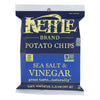 Kettle Brand Potato Chips - Sea Salt and Vinegar - 1.5 oz - case of 24