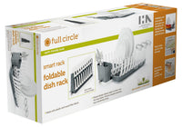 Full Circle FC12401BG Small Green Adjustable & Foldable Dish Rack                                                                                     