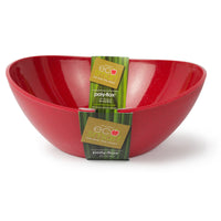 Architec EcoSmart 7 oz Red Poly-Flax Oval Serving Bowl 1 pk