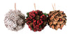 Pinecone Orn 110mm Asst (Pack of 12)