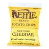 Kettle Brand Potato Chips - New York Cheddar - 1.5 oz - case of 24