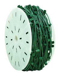 Holiday Bright Lights C9 String Socket Light Cord on Reel 1000 ft.