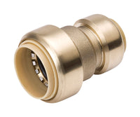 BK Products ProLine 3/4  Push  T X 1/2  D Push  Brass Reducing Coupling