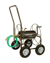 Yard Butler 400 ft. Silver Wheeled Hose Reel Cart