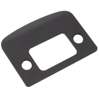 84638-514 2-1/4" Square Corner Full Lip Deadbolt Strike - Matte Black