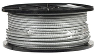 Campbell Clear Vinyl Galvanized Steel 1/8 in. D X 250 ft. L Aircraft Cable