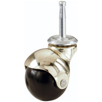 Shepherd Hardware 2 in. D Swivel Rubber Hooded Ball Caster w/Stem 80 lb 1 pk