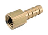 Anderson Metals 1/2 in.   Barb  T X 1/2 in.   D FIP  Brass Adapter