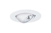 Halo Gloss White 4 in. W Aluminum Eyeball Trim