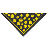 TOP PERFORMANCE Black/Yellow Smiley Face Bandana