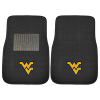 West Virginia University Embroidered Car Mat Set - 2 Pieces