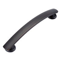 Hickory Hardware American Diner Modern Bar Cabinet Pull 5-1/6 in. Venetian Bronze Black 1 pk