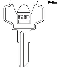 Hy-Ko Traditional Key Motorhome Key Blank Single sided For Bargman Trailers (Pack of 10)