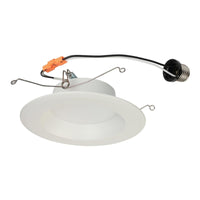 Westinghouse White 5-6 in. W Aluminum LED Dimmable Recessed Downlight 11 W